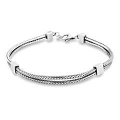 Bracelet Argent 925 oxydé - Maison Di Giorgio