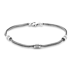 Bracelet Argent 925 oxydé - Maison Di Giorgio