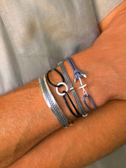 Bracelet Argent 925 oxydé - Maison Di Giorgio