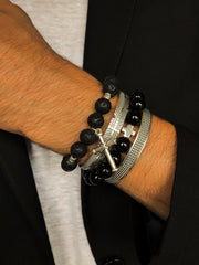 Bracelet Argent 925 oxydé - Maison Di Giorgio