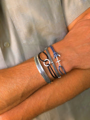 Bracelet en Argent 925 oxydé - Maison Di Giorgio