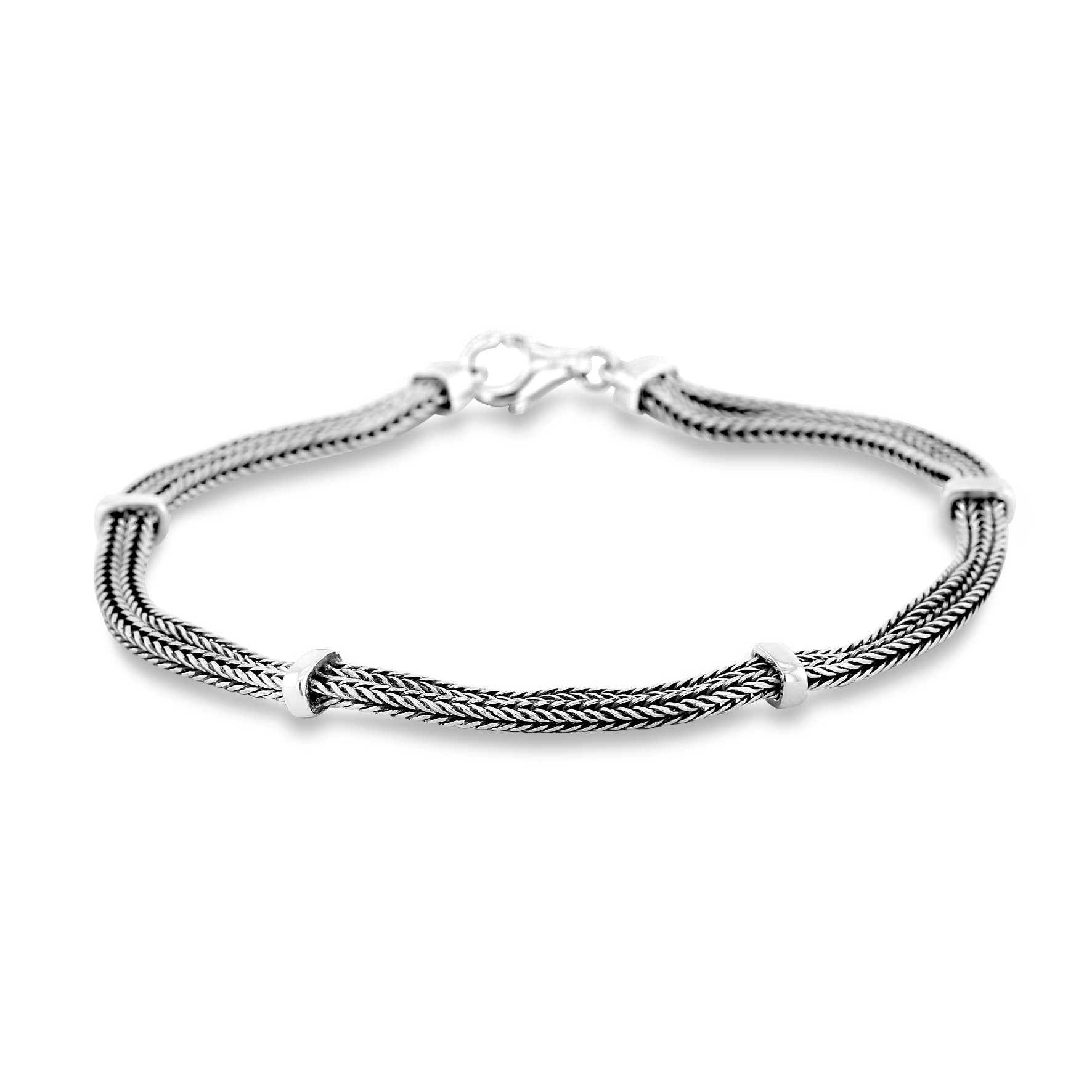 Bracelet en Argent 925 oxydé - Maison Di Giorgio