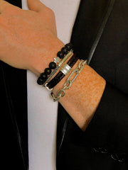 Bracelet Argent 925 oxydé - Maison Di Giorgio