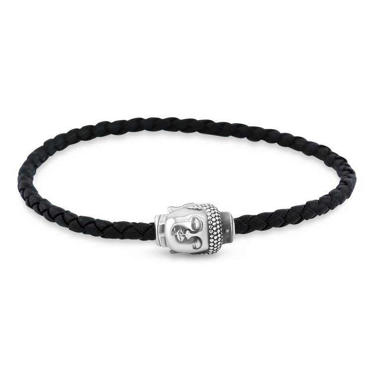 Bracelet cuir véritable et Argent 925 - Maison Di Giorgio