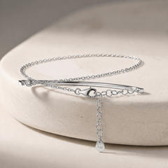 Bracelet Argenté assemblé d'Oxyde de zirconium - Maison Di Giorgio