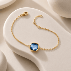 Bracelet - Argent 925 doré Or jaune 18k, Quartz - Maison Di Giorgio