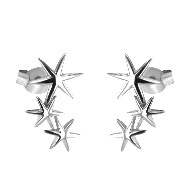 Boucles d'oreilles en Argent 925 plaqué Rhodium - Maison Di Giorgio