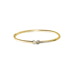 Bracelet en Argent 925 doré Or jaune 18k assemblé d'oxyde de zirconium - Maison Di Giorgio