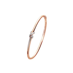 Bracelet en Argent 925 doré Or rose 18k assemblé d'oxyde de zirconium - Maison Di Giorgio