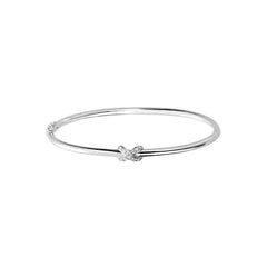 Bracelet en Argent 925 plaqué Rhodium assemblé d'oxyde de zirconium - Maison Di Giorgio
