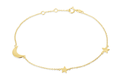 Bracelet en Or jaune 9k - Maison Di Giorgio