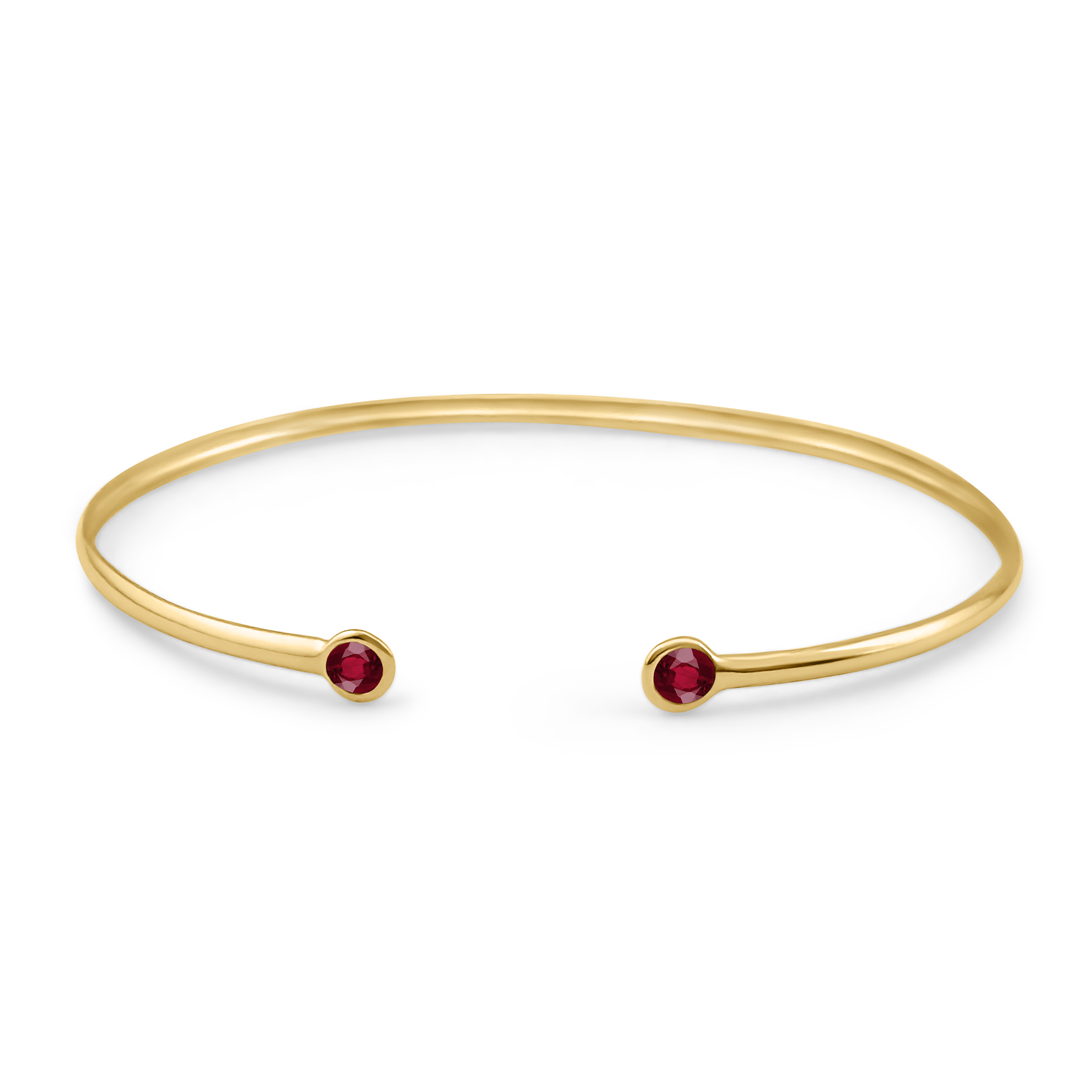 Bracelet en Or jaune 9k assemblé de Rubis - Maison Di Giorgio