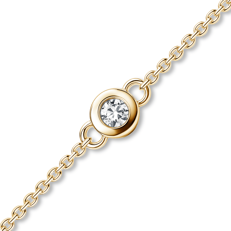Bracelet - Or jaune 9k, Diamant - Maison Di Giorgio