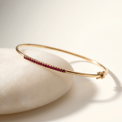 Bracelet - Or jaune 9k, Rubis - Maison Di Giorgio
