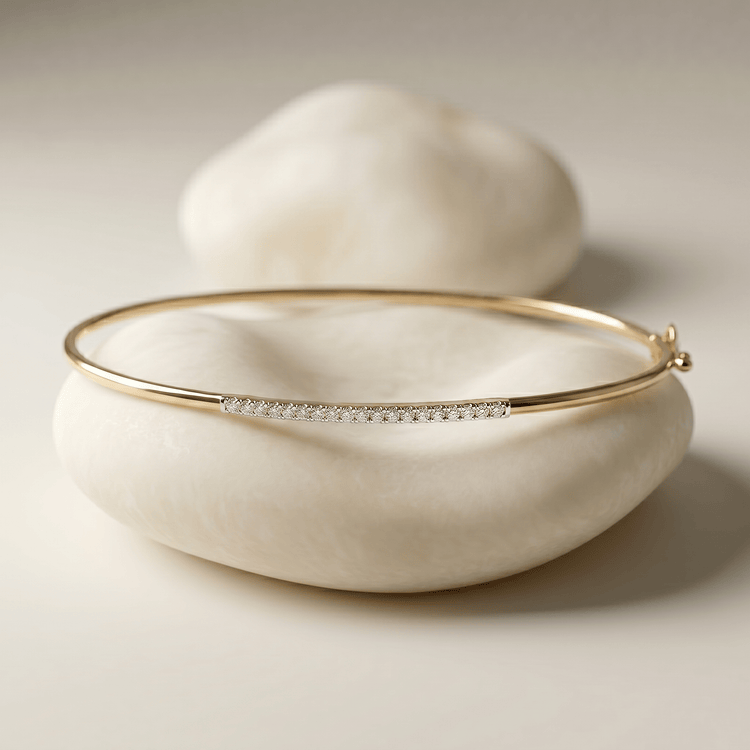 Bracelet - Or jaune 9k, Diamant - Maison Di Giorgio