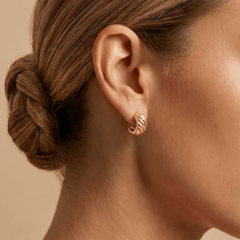 Boucle d'oreille - Or jaune 9k - Maison Di Giorgio