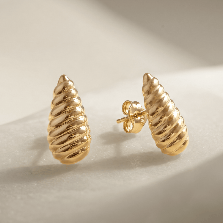 Boucle d'oreille - Or jaune 9k - Maison Di Giorgio