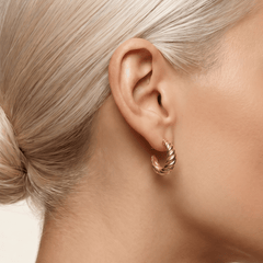 Boucle d'oreille - Or jaune 9k - Maison Di Giorgio