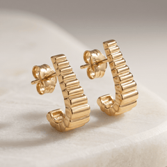 Boucle d'oreille - Or jaune 9k - Maison Di Giorgio