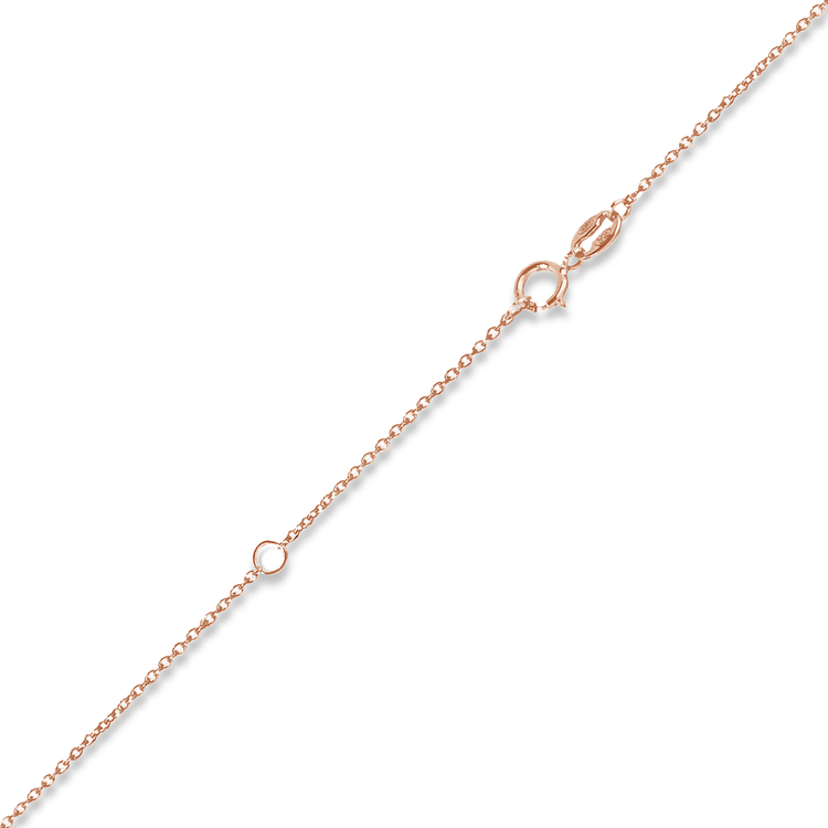 Collier en Or rose 9k assemblé de perle, de Topaze blanche, d'Améthyste Africaine et de Grenat - Maison Di Giorgio