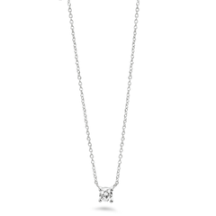 Collier en Or blanc 9k assemblé de Diamant HSI - Maison Di Giorgio