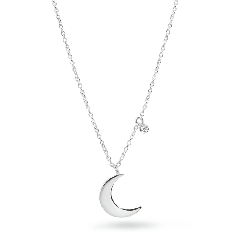 Collier - Or blanc 9k rhodié, Diamant - Maison Di Giorgio