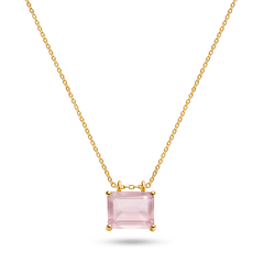 Collier - Or jaune 9k et Argent 925, Quartz - Maison Di Giorgio