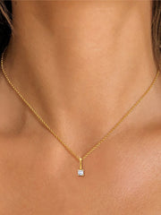 Pendentif en Or jaune 9k assemblé de Diamant HSI - Maison Di Giorgio