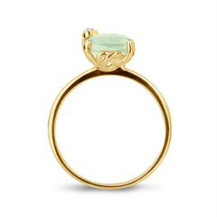 Bague - Or jaune 9k, Diamant et Améthyste - Maison Di Giorgio