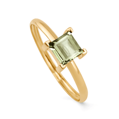 Bague - Or jaune 9k, Améthyste - Maison Di Giorgio