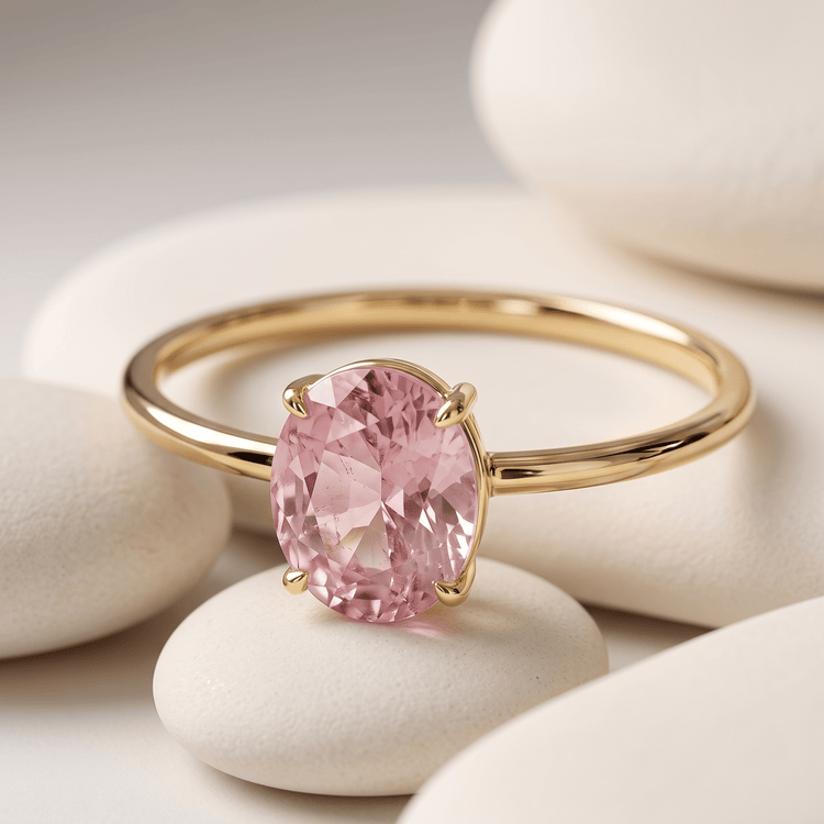 Bague - Or jaune 9k et Argent 925, Améthyste - Maison Di Giorgio
