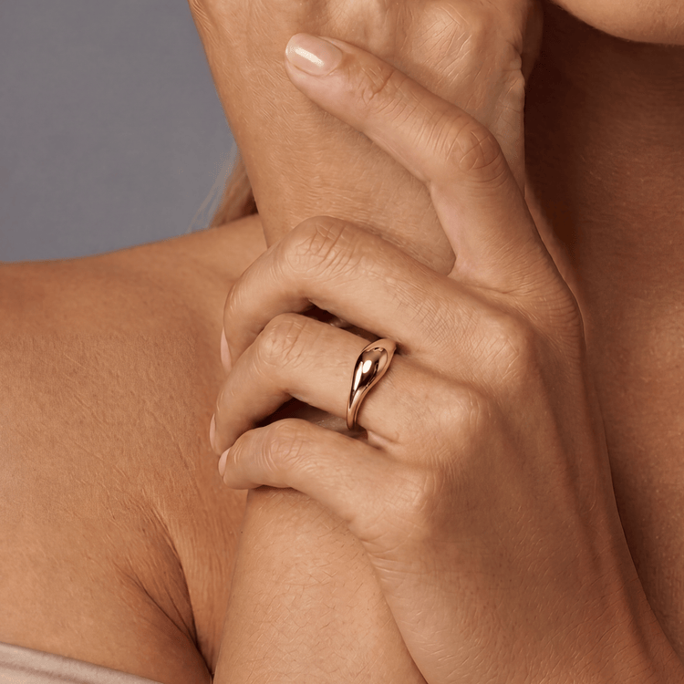 Bague - Or jaune 9k - Maison Di Giorgio
