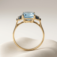 Bague - Or jaune 9k, Topaze - Maison Di Giorgio