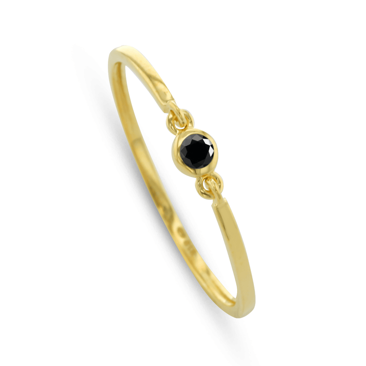 Bague - Or jaune 9k, Diamant - Maison Di Giorgio
