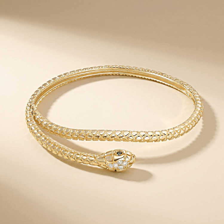 Bracelet - Doré à l'Or jaune fin, Oxyde de zirconium - Maison Di Giorgio