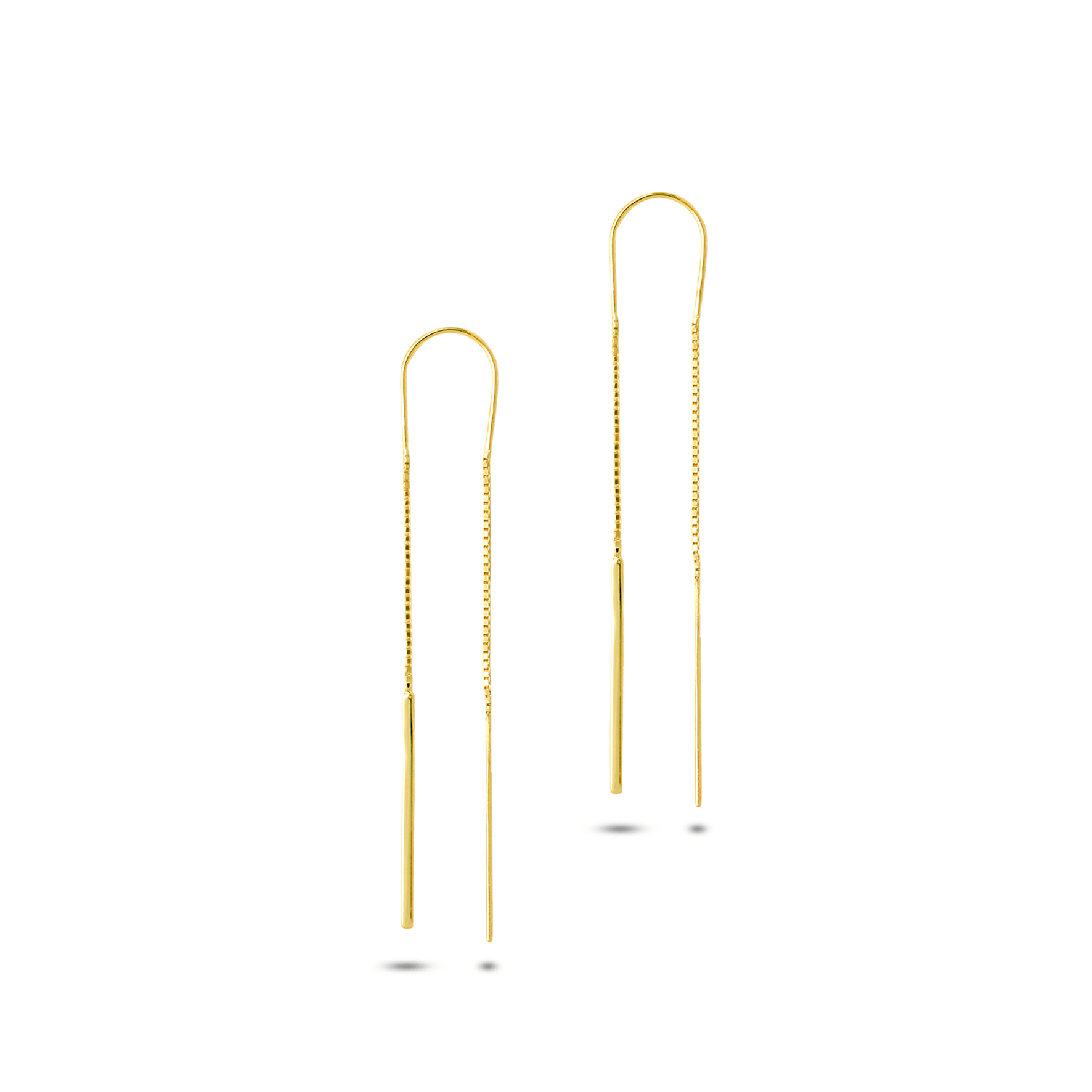 Boucles d'oreilles dorées Or jaune 18k - Maison Di Giorgio