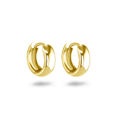 Boucles d'oreilles dorées Or jaune 18k - Maison Di Giorgio