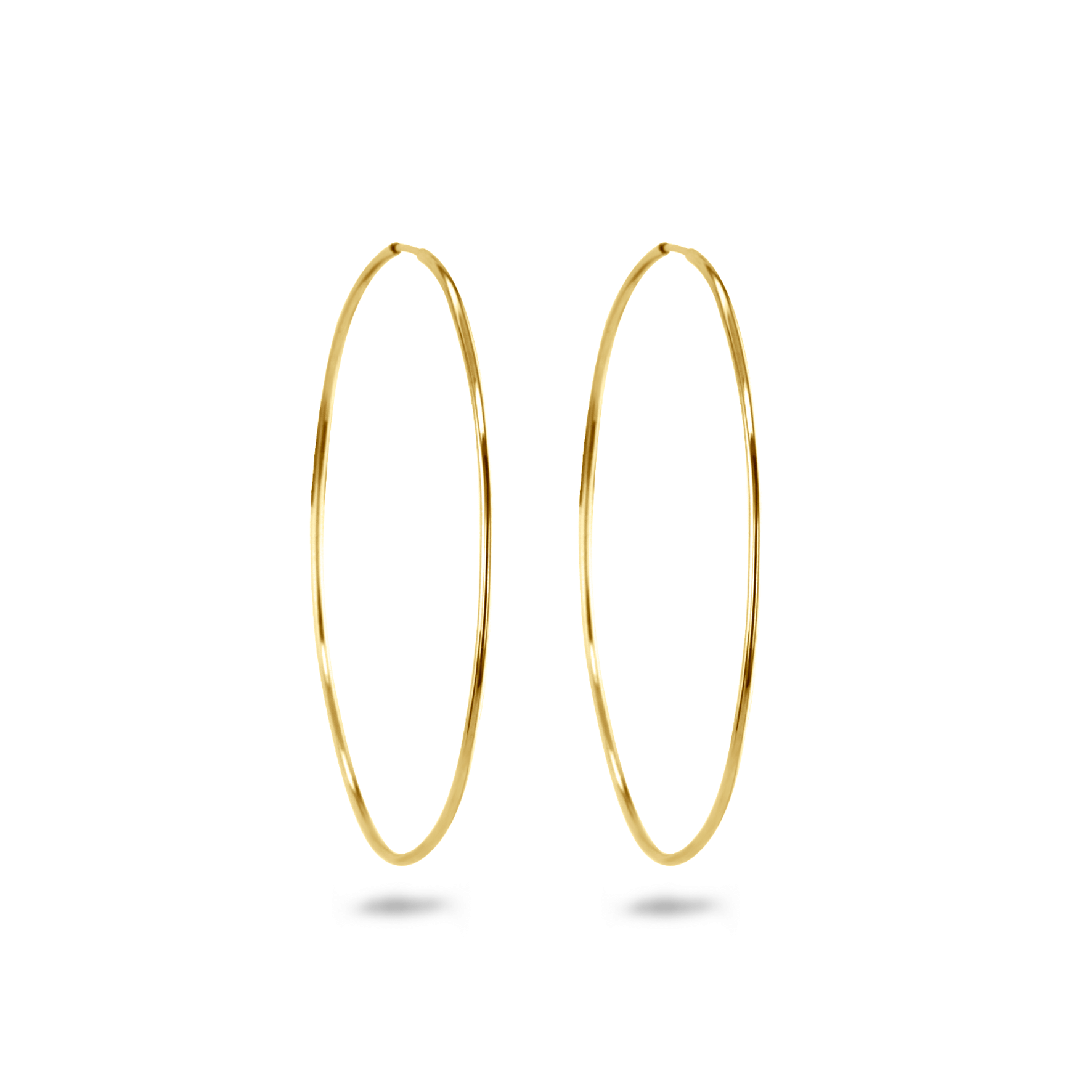 Boucles d'oreilles dorées Or jaune 18k - Maison Di Giorgio