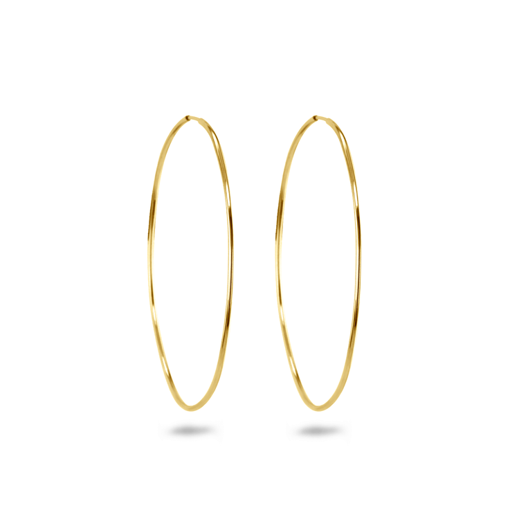 Boucles d'oreilles dorées Or jaune 18k - Maison Di Giorgio