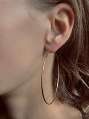 Boucles d'oreilles dorées Or jaune 18k - Maison Di Giorgio