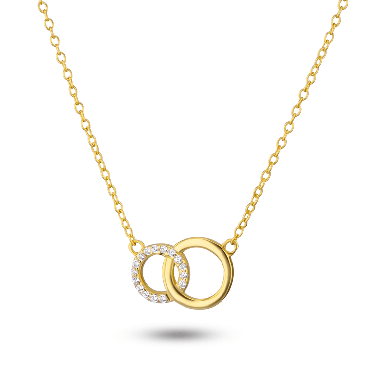 Collier doré Or jaune 18k assemblé d'oxyde de zirconium - Maison Di Giorgio