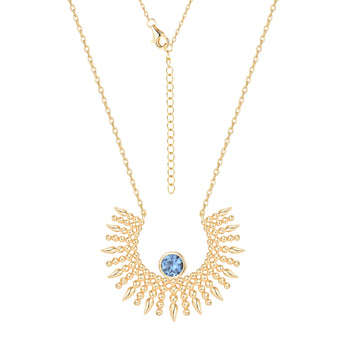 Collier doré Or jaune 18k assemblé d'Oxyde de zirconium - Maison Di Giorgio