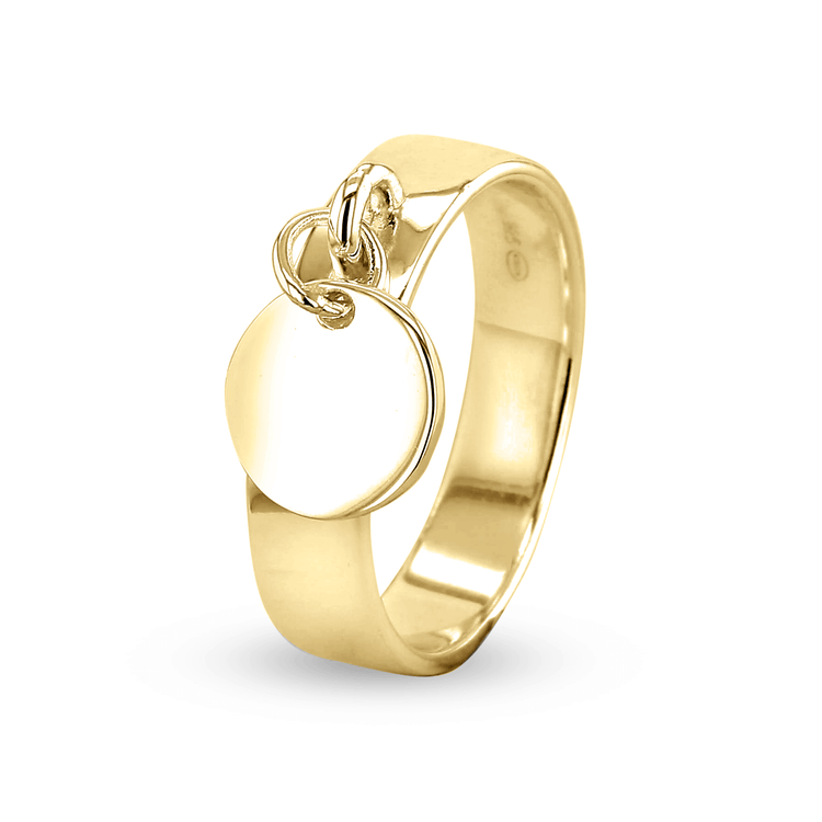 Bague dorée Or jaune 18k - Maison Di Giorgio