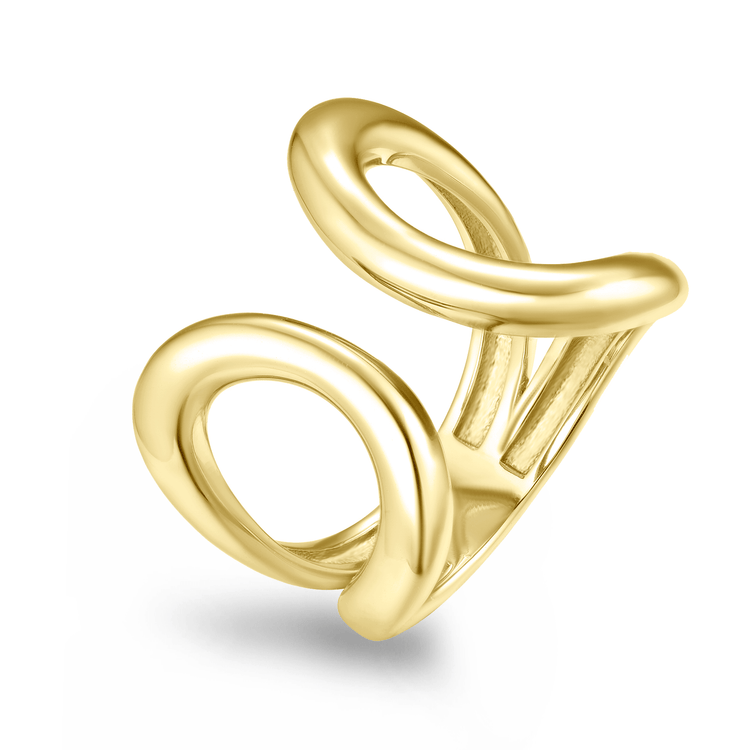 Bague dorée Or jaune 18k - Maison Di Giorgio