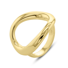 Bague dorée Or jaune 18k - Maison Di Giorgio