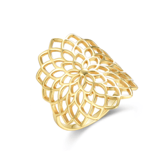 Bague dorée Or jaune 18k - Maison Di Giorgio