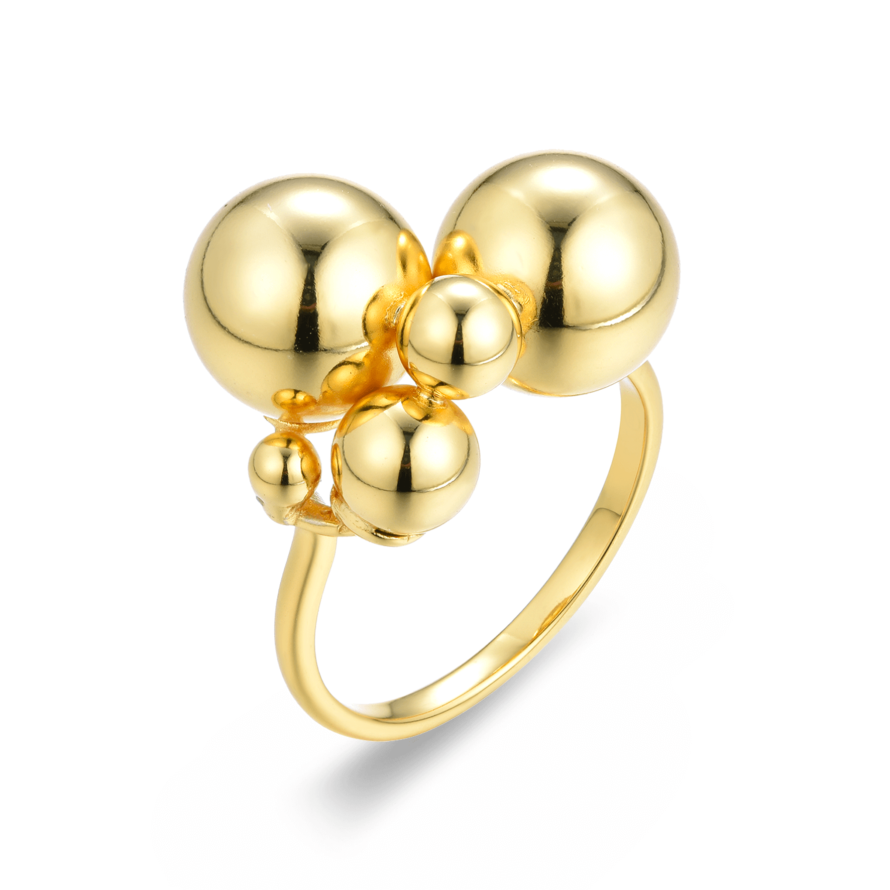 Bague dorée Or jaune 18k - Maison Di Giorgio