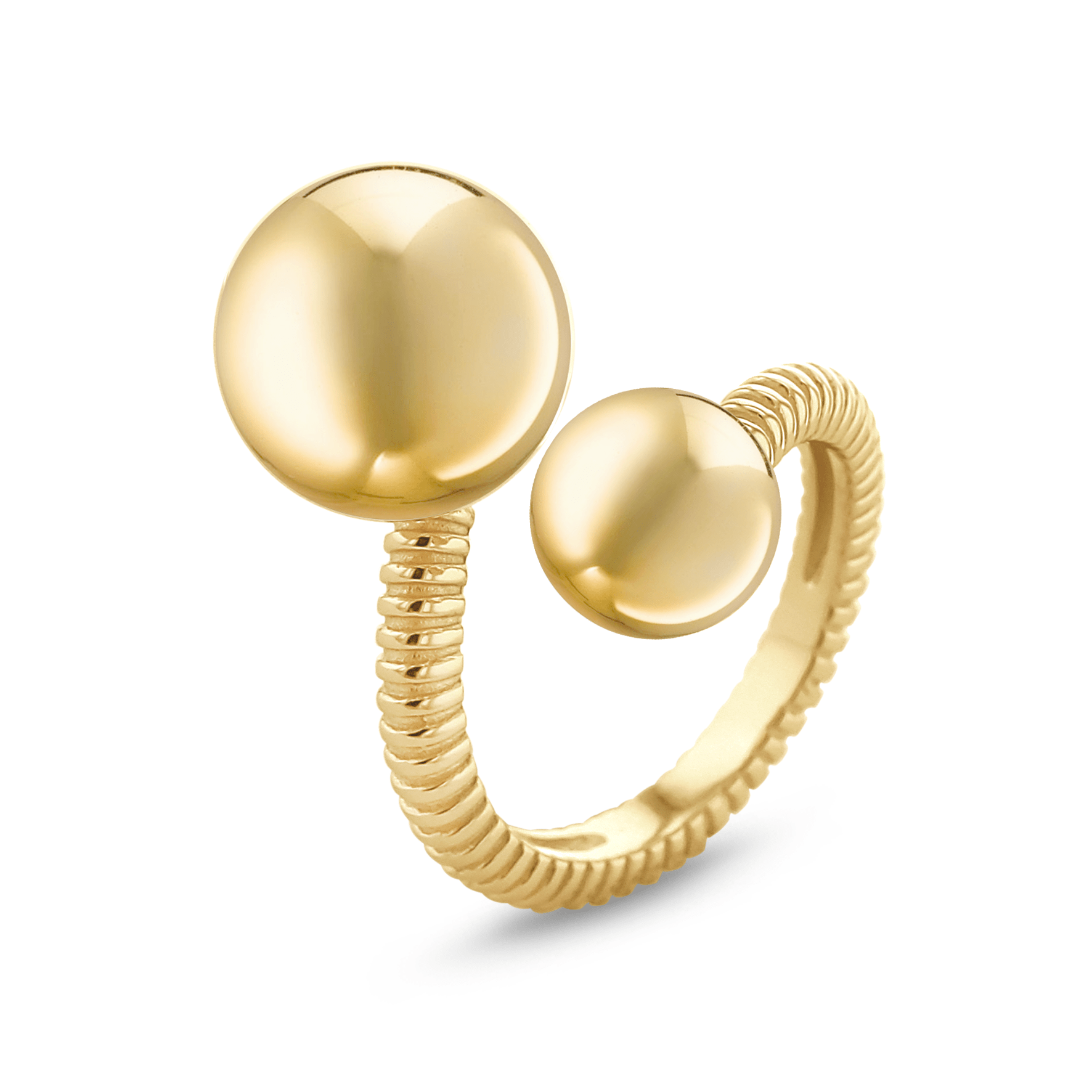 Bague dorée Or jaune 18k - Maison Di Giorgio
