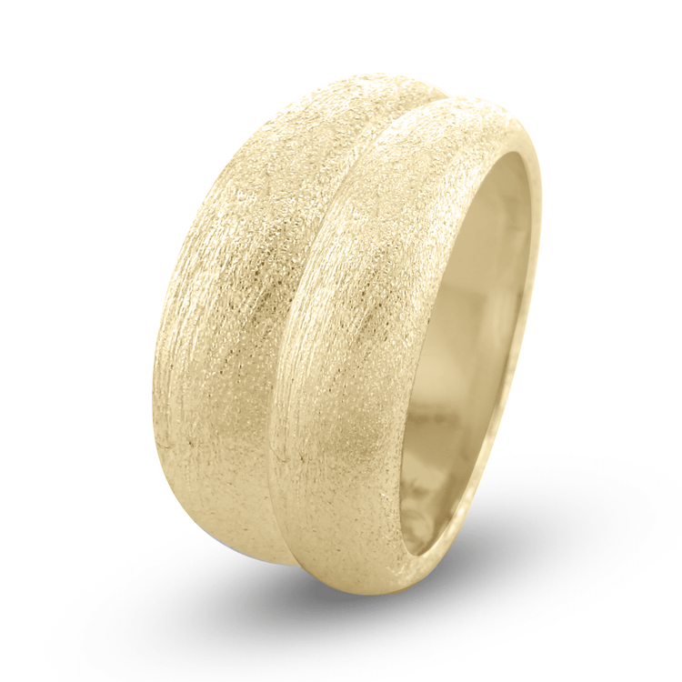 Bague dorée Or jaune 18k - Maison Di Giorgio