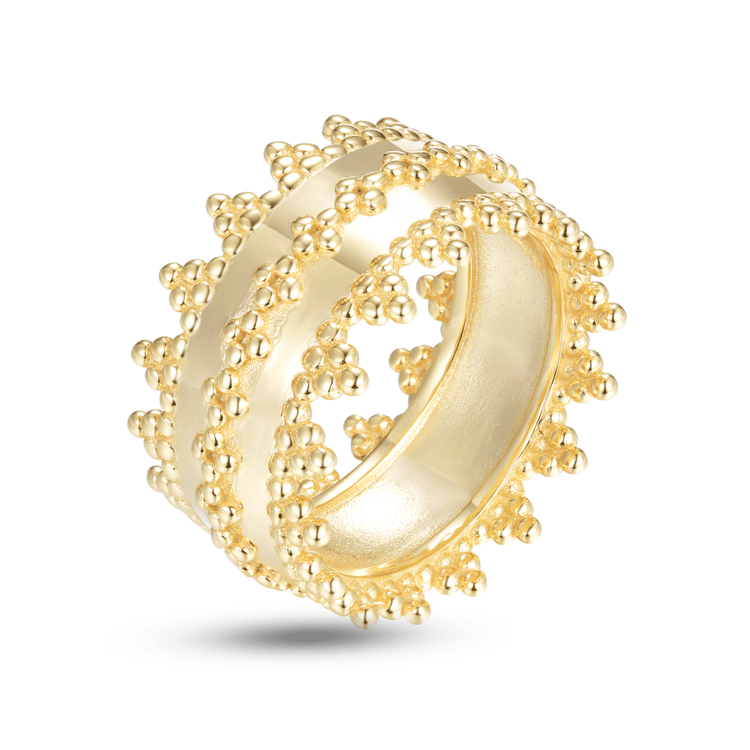 Bague dorée Or jaune 18k - Maison Di Giorgio